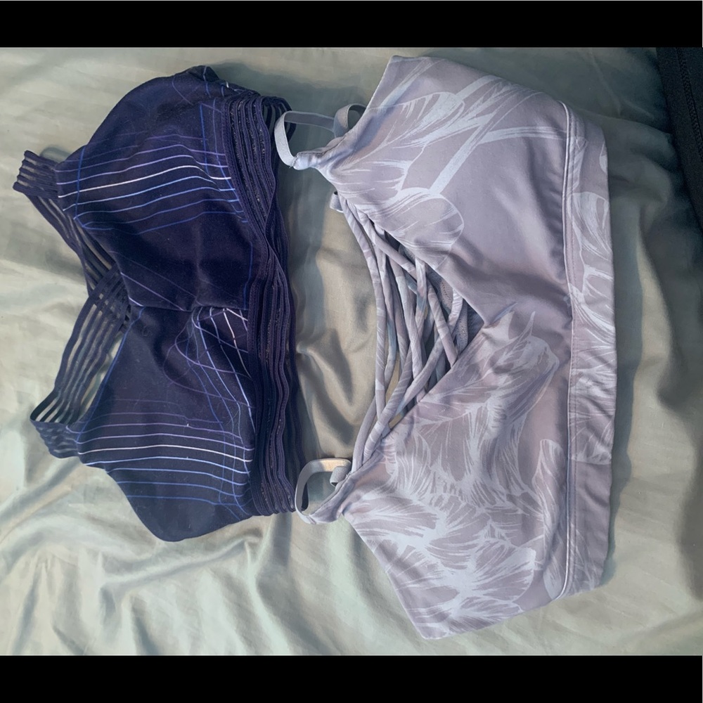 Two fabletics sports bras